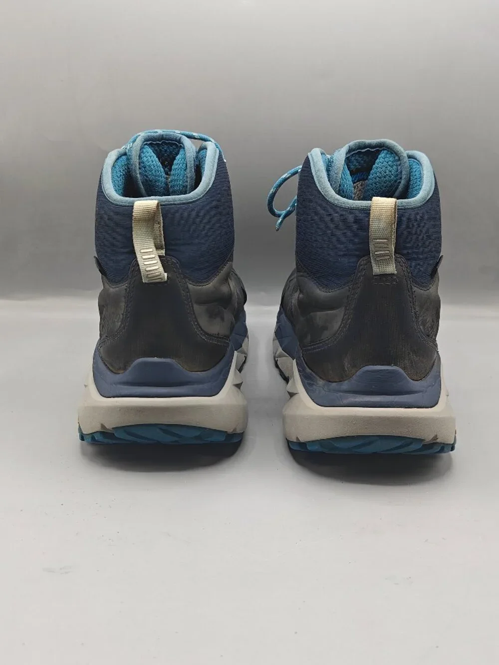 HOKA ONE ONE KAHA GTX HIKING BOOTS Blue WOMEN'S SZ 10 US Pre-Owned